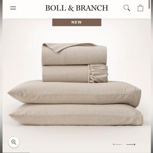 Boll & Branch Cozy Flannel Sheet Set
